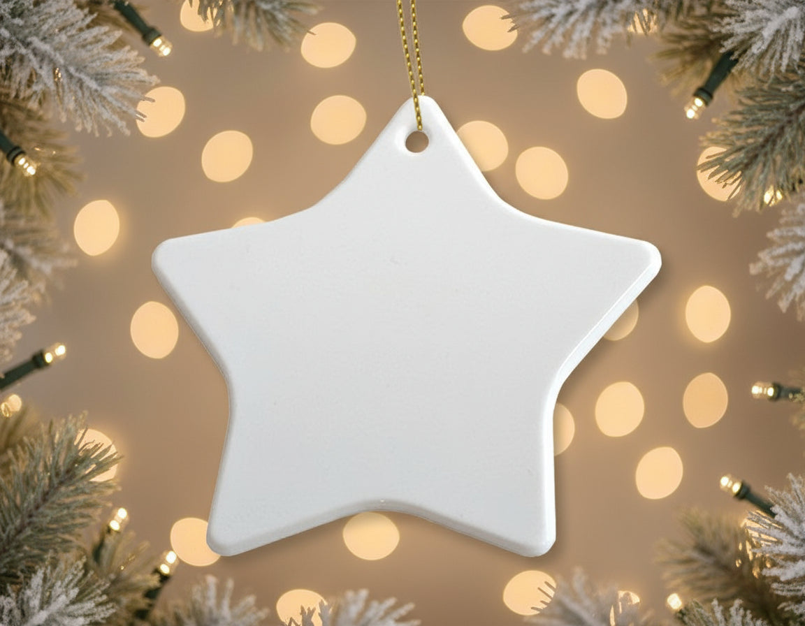 Personalised Christmas Star